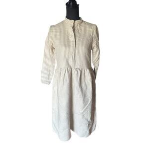 L’Envers Striped Dress – 100% Upcycled Cotton, Women’s Small